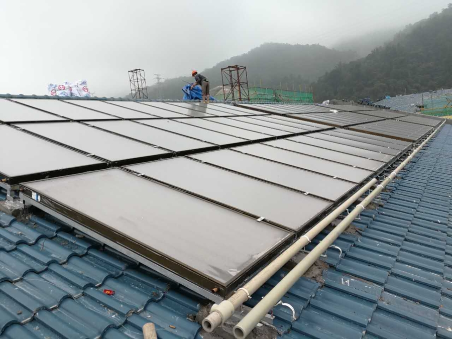 中國南方電網瓊中黎母山電站太陽能熱水工程