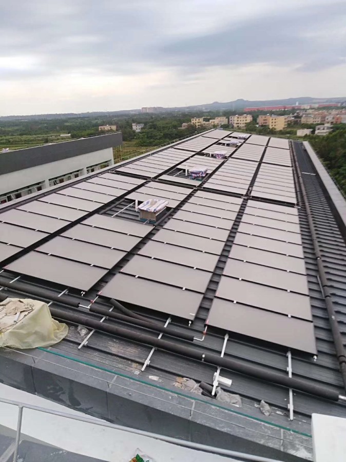 海南生態智慧新城田園生態學校太陽能竣工驗收完成